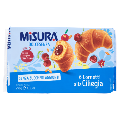 Cornetti alla Ciliegia Dolcesenza Misura - 290 g