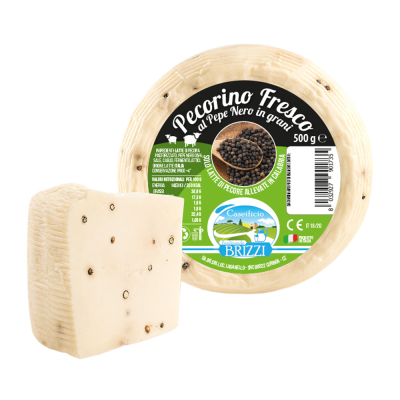Formaggio al Pepe Nero Sottovuoto Brizzi - 500 g