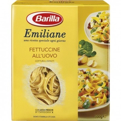 Pasta  Emiliane Fettuccine  all'Uovo Barilla - confezione da 500 g