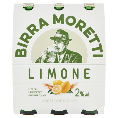 Birra Moretti  Limone - 3 x 33 cl