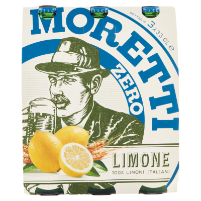 Birra Moretti Zero Analcolica - 3 x 33 cl