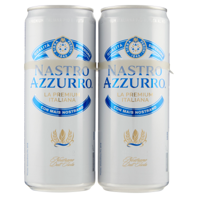 Birra Nastro Azzurro -  2 x 33 cl
