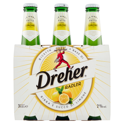 Birra Dreher Lemon Radler - 3 x 33 cl