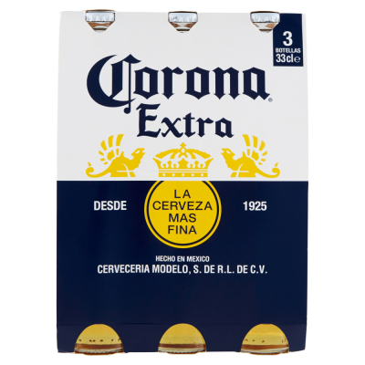 Birra  Extra Corona - 3 x 33 cl