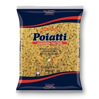 Pasta  Cornetti  Poiatti - confezione da 1000 g