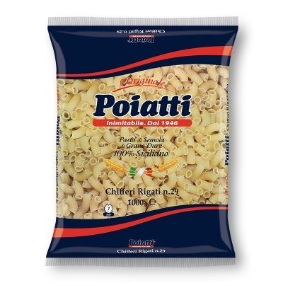 Pasta  Chifferi Rigati  Poiatti - confezione da 1000 g