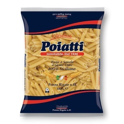 Pasta  Penne Rigate  Poiatti - confezione da 1000 g