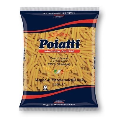 Pasta  Maglie di Maccheroncelli  Poiatti - confezione da 1000 g