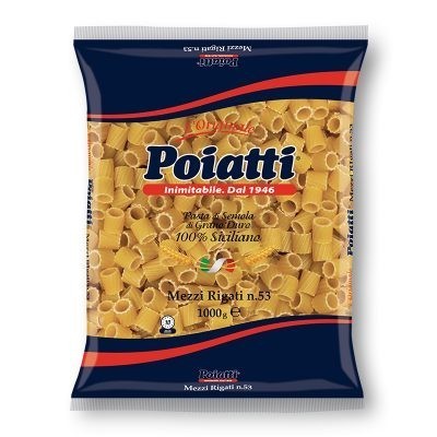Pasta  Mezzi Rigati  Poiatti - confezione da 1000 g