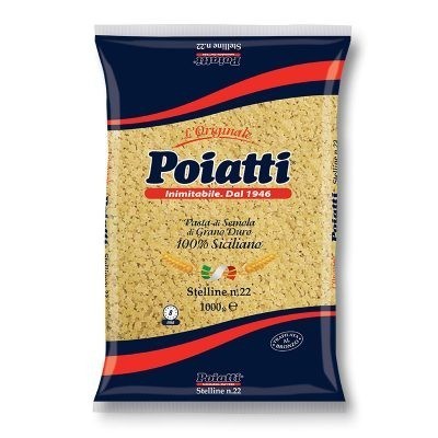 Pasta  Stelline  Poiatti - confezione da 1000 g