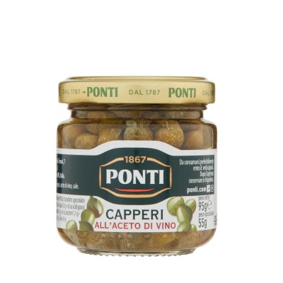 Capperi all'Aceto di Vino Ponti - 95 g