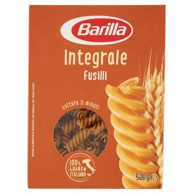 Pasta  Fusilli Integrale Barilla - confezione da 500 g