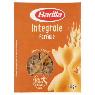 Pasta  Farfalle Integrale Barilla - confezione da 500 g