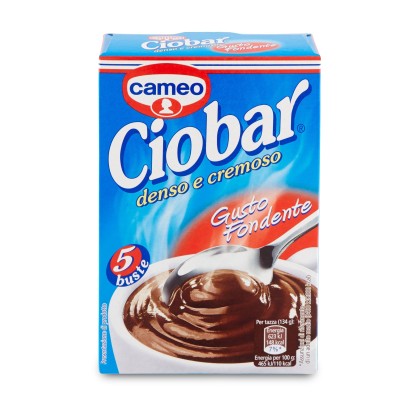 Ciobar Denso e Cremoso Gusto Fondente 5 Buste Cameo - 115 g