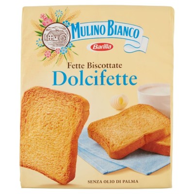 Fette Biscottate le Dolcifette Mulino Bianco Barilla - 315 g
