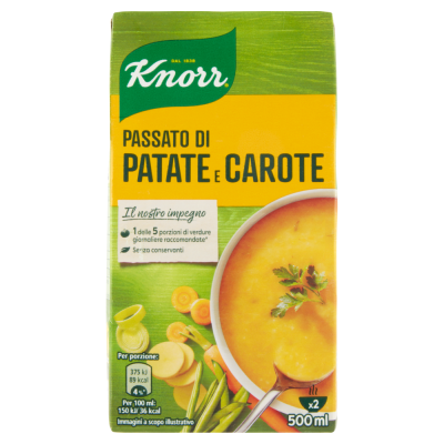 Passato di Patate e Carote Knorr - 500 ml