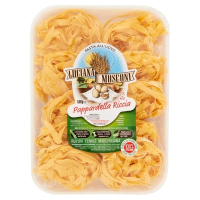 Pasta  Pappardella Riccia all'uovo Mosconi - confezione da 500 g