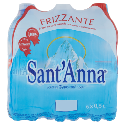 Acqua Minerale Effervescente Naturale  Ferrarelle - 6 Bottiglie da  1,5 LT