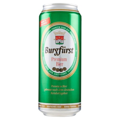 Birra Premium Lager Lattina Burgfurst - 50 cl