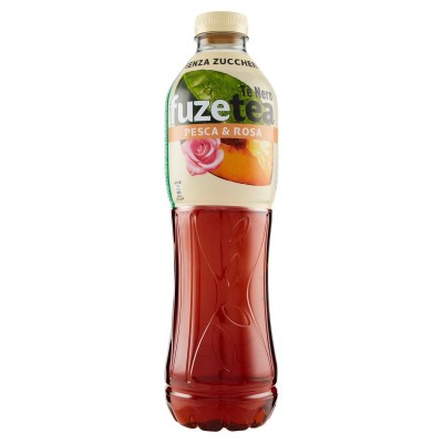 Thè Nero Senza Zuccheri alla Pesca e Rosa Fuzetea - 1250 ml