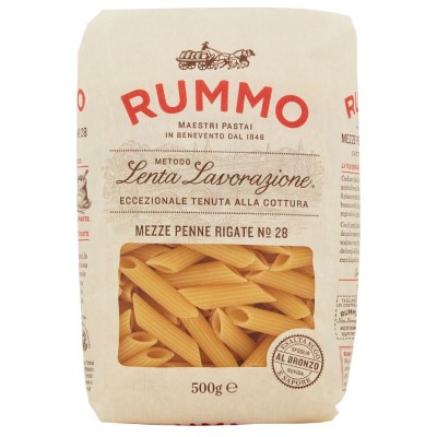 Pasta  Mezze Penne Rigate  Rummo - confezione da 500 g
