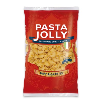 Pasta  Pipe Rigate Jolly - confezione da 500 g