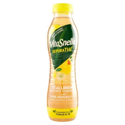 Depurathè Tè al Limone in Acqua con Erbe Depurative Vitasnella - 500 ml