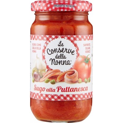 Sugo di Pomodoro alla Puttanesca Le Conserve della Nonna - confezione da 190  g