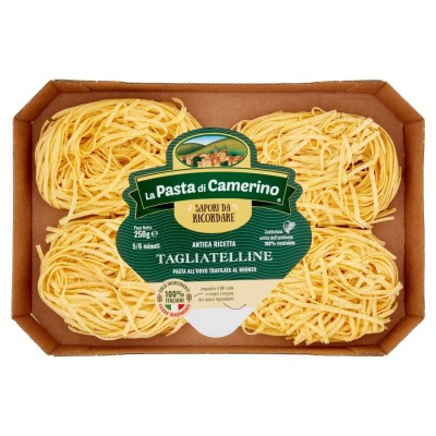 Pasta Tagliatelline  all'Uovo La Pasta di Camerino - confezione da 250 g