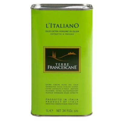 Olio Extra Vergine di Oliva L'Italiano Estratto a Freddo Terre Francescane  - 1L