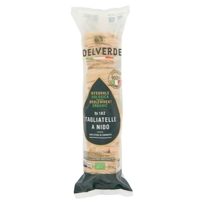 Pasta Tagliatelle a Nido Integrale Bio Delverde - confezione da 250 g