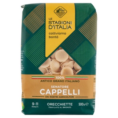 Pasta Orecchiette Varietà Cappelli Le Stagioni d'Italia - confezione da 500 g