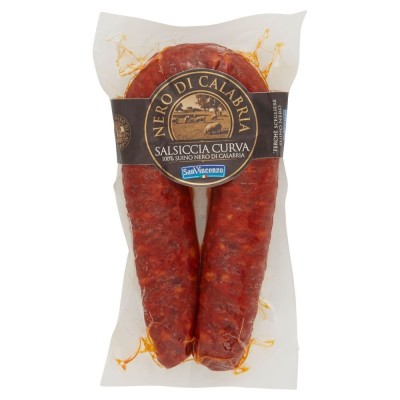 Salsiccia Curva Nero di Calabria San Vincenzo - 300 g