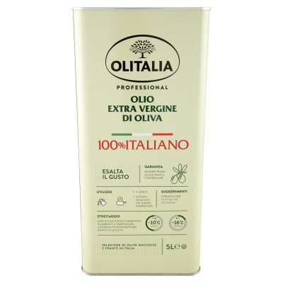 Olio Extra Vergine di Oliva Olitalia - Lattina da 5 L 