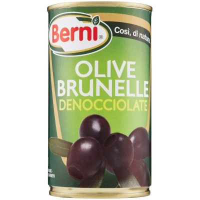 Olive Brunelle Denocciolate Lattina Berni - 350 g