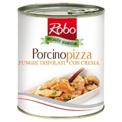 Funghi Trifolati Porcinopizza in Olio di Semi di Girasole Robo - 800 g