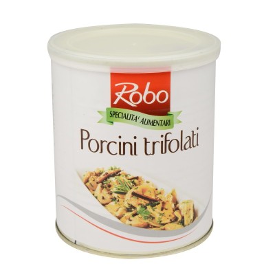 Funghi Porcini Trifolati Olio di Semi di Girasole Robo - 800 g