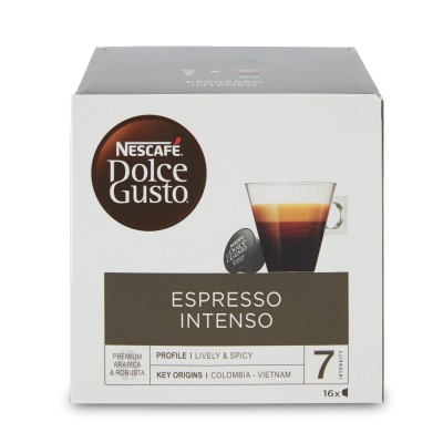 Caffè Dolce Gusto Espresso Intenso Nescafé - 16 Capsule 100 g