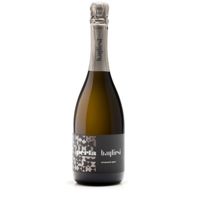 Vino Bianco Spumante Brut Catarratto Perla Terre Siciliane IGP Bagliesi - 750 ml