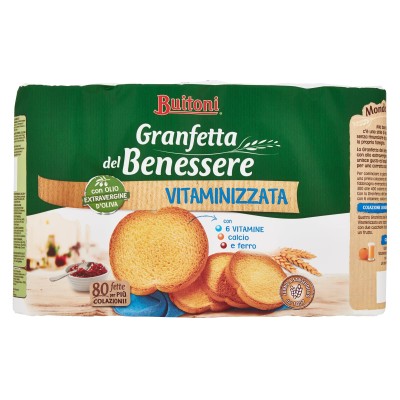 Granfetta Benessere Vitaminizzata 80 Fette Buitoni - 600 g