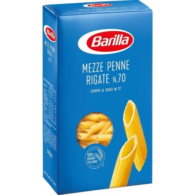 Pasta  Mezze  Penne Rigate - confezione da 500 gr