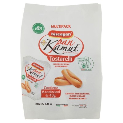 Grissini Pan Kamut Tostarelli Bio Biscopan - 240 g
