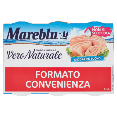 Tonno Al Naturale Mareblu - 6 X 60 g