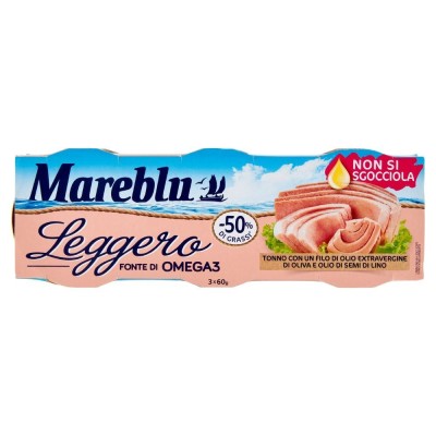 Tonno Leggero Mareblu' - 3 x 60 g