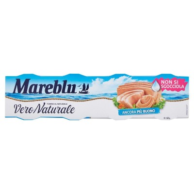 Tonno al Naturale Vero Naturale Mareblu' - 4 x 60 g