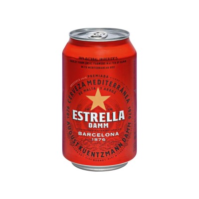 Birra Damm Barcellona Lattina Estrella - 33 cl