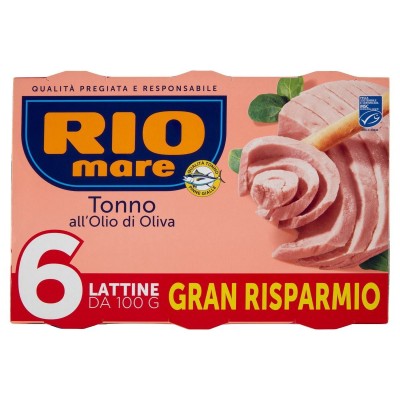 Tonno in Olio di Oliva Rio Mare - 6 X 100 g