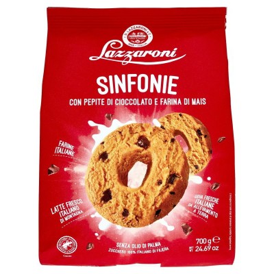Biscotti Sinfonie Mais e Cioccolato Lazzaroni - 700 g