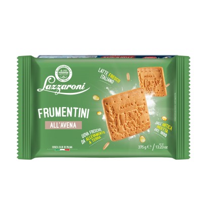 Biscotti Frumentini Integrali all' Avena Lazzaroni - 375 g