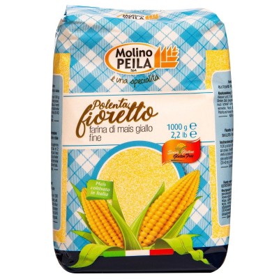 Farina di Mais Fioretto Gialla per Polenta Molino Peila - 1 Kg